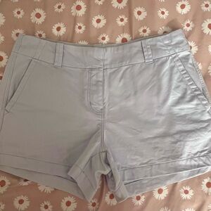 VINEYARD VINES WOMENS LIGHT BLUE HOOK & EYE CLOSURE SHORTS SZ 6